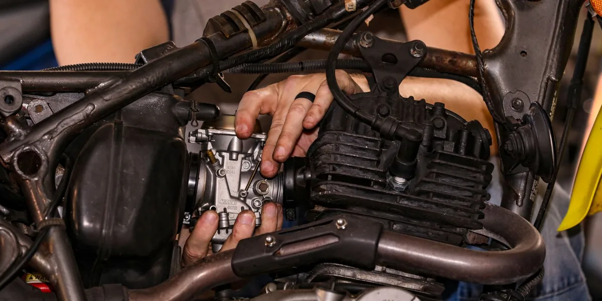 Motorcycle Technician workplace — Dubai, UAE