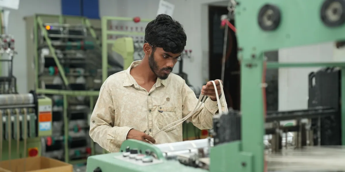 Operator Rewinder workplace — Jubail, Saudi Arabia